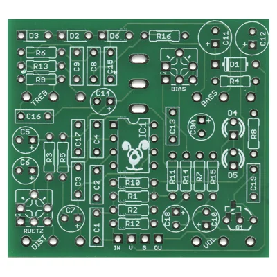 Rodent Baxandall PCB