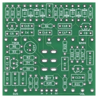 Big Muff Pi - 3-band tone PCB