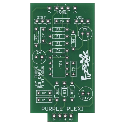 FuzzPup Pink Plexi PCB