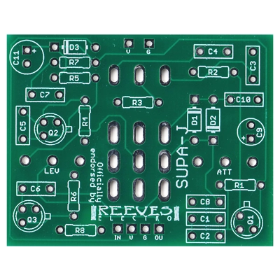Supa-J Fuzz PCB