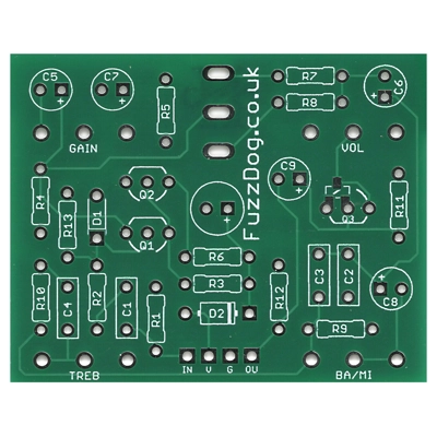 Impetus Drive/Fuzz PCB