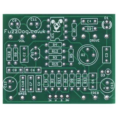 Sideswipe - Baxandall Tube Screamer PCB