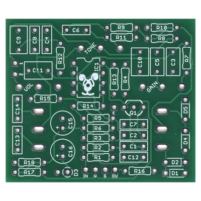 SD-9 Sonic Distortion PCB