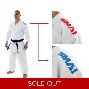 KARATE SUIT - KAMINARI X 14OZ PAKKE - RØD OG BLÅ JAKKE