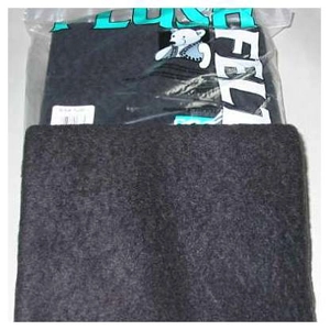 Black Plush felt (packet)