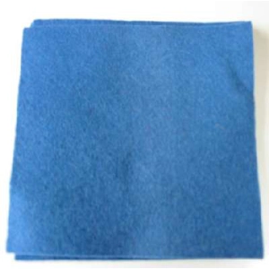 Blue felt square
