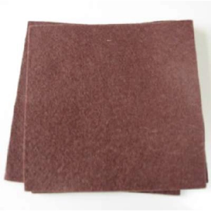 Brown felt square