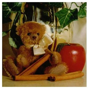 Teddy bear pattern-Cinnamon
