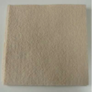 Cream felt square