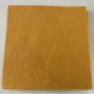 Gold felt square