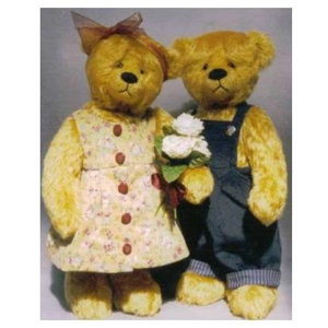 Teddy bear pattern-Poppy & Pete