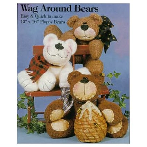 Teddy bear pattern-Wag Around Bears