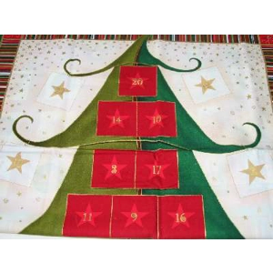 Christmas Tree advent calendar Front panel