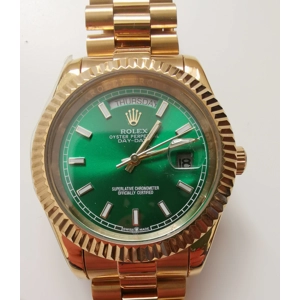 dd gold green dial 40mm