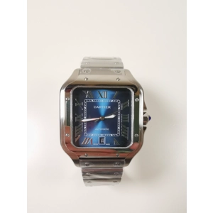 santos blue dial 40mm