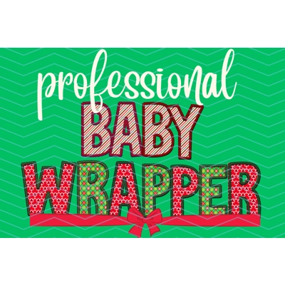 Professional Baby Wrapper Short Sleeve T-shirt Professional Baby Wrapper Short Sleeve T-shirt