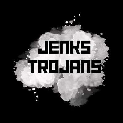 Jenks Trojans Black Out Crewneck Paint Burst Jenks Trojans Black Out Crewneck Paint Burst
