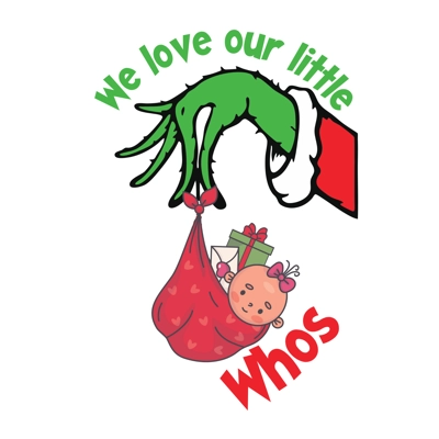 Grinch - We love our little Whos Long Sleeve T-shirt Grinch - We love our little Whos Long Sleeve T-shirt