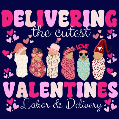 Crewneck Sweatshirt - We deliver the cutest Valentines - w.. Crewneck Sweatshirt - We deliver the cutest Valentines - w..