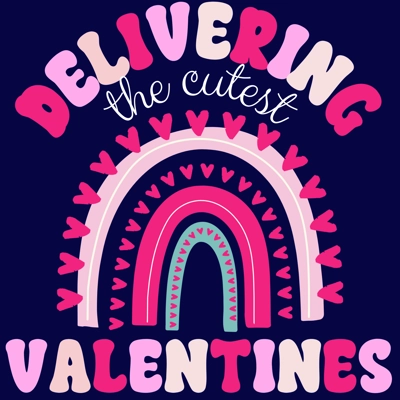 Crewneck Sweatshirt - We deliver the cutest Valentines - R.. Crewneck Sweatshirt - We deliver the cutest Valentines - R..