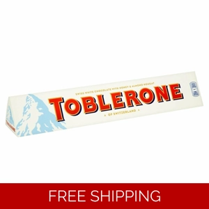 Toblerone Chocolate 12.7 Oz - 360g Swiss White Chocolate Nougat Bar Extra Large