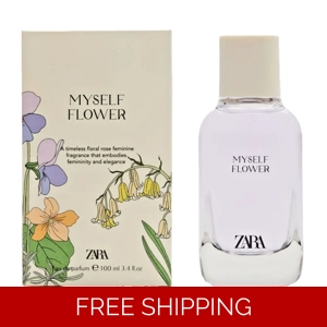 Zara Myself Flower Spray 3.4Oz Eau De Parfum Woman EDP Fragrance New 100 ml