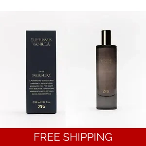 Zara Supreme Vanilla Eau De Parfum Women EDP Fragrance 80 ml 2.7 Oz New Sealed