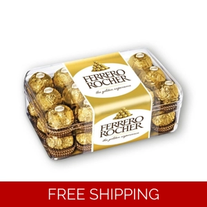 Ferrero Rocher Fine Hazelnuts Milk Wafer Chocolates Gift 13.23 oz 30 Pieces 375g