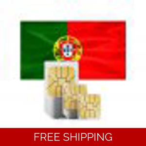 SIM CARD Portugal Active 100Gb Offer + 2000 Min/Sms Free Roaming UK EUR