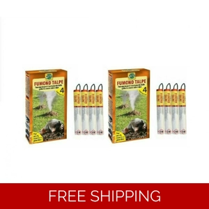 8 x Smoke Professional Mole Repellent up to 50m2 FUMOND TA..