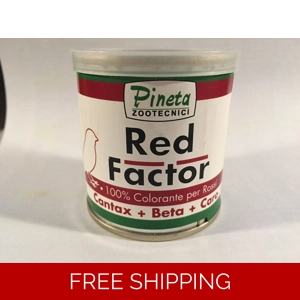 Pineta Red Factor for Canary Bird Feather Coloring 50g