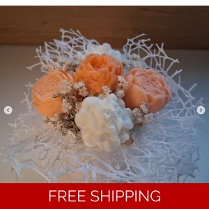 Orange floral box