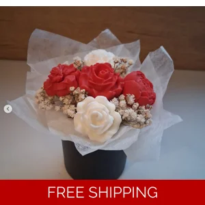 Red floral box