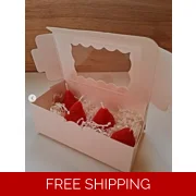 Handcrafted Strawberry-Shaped Candles