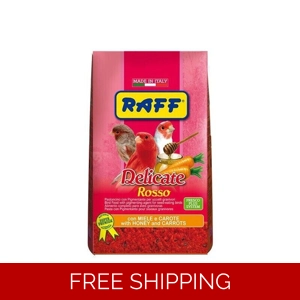 RAFF Delicate Rosso RED 500g Carrots Honey Red Bird Food for Small Poultry