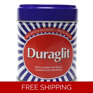 Duraglit Wadding Metal Cleaner and Polish 75g BRASSO