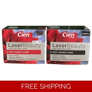 Cien Laser Beauty Anti-Aging Care Firming Day Cream & Night Cream 2 x 50ml