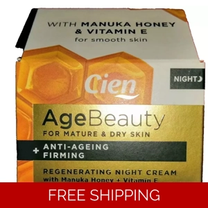 Cien Age Beauty Anti Ageing Firming Night Cream 50+ Manuka Honey Vitamin E 50ml