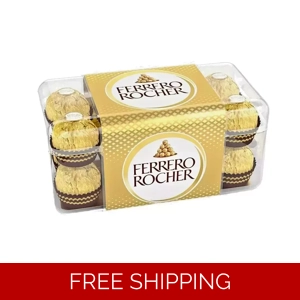 Ferrero Rocher 16 Pieces 200g Quality Chocolates - Milk & Hazelnut Gift Box