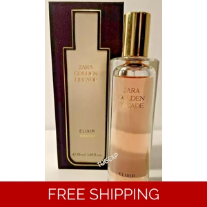 ZARA Golden Decade Elixir Eau De Parfum Woman Fragrance Perfume 50ml Brand New
