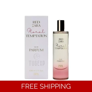 ZARA Red Temptation Floral 80 ml - 2.71 Oz Women Fragrance Eau De Parfum New