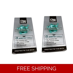 2 x Cien Men Sensitive Skin Moisturizing Hydro Sensitive Hydration 2 x 50ml