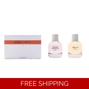 ZARA Tender Magnolia & Oriental 2 x 90ml Duo Set Fragrance Spray New 2 x 3.04oz
