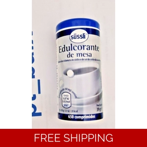 Sussli Sweetener 650 Tablets Diabetic Low Calorie German Saccharin