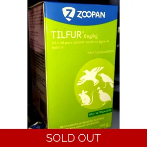 Zoopan Tilfur 6% Respiratory Disorders (CRD) Ornithosis Pigeon Bird