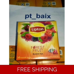 LIPTON Forest Fruit (Of Red Fruit) 20 pyramids bags - Herbal Infusion SEALED BOX