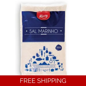 Unrefined Natural Sea Salt 100% Portugal Kania sea salt Traditional 1kg 35oz