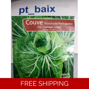 300 seeds Portuguese Couve Penca Tronchuda Portugal Cabbage Collard