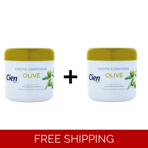 Cien Olive oil Body Cream 2 x 250ml (2 x 8.45oz)