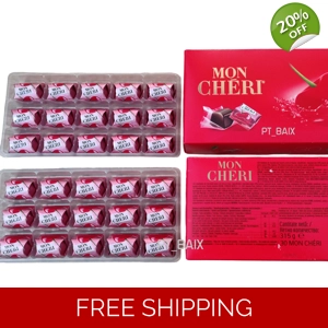 MON CHERI FERRERO 30 Cherry Liqueur Chocolates Quality Sweet Gift
